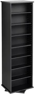 Prepac Media Tower, Black, Furniture