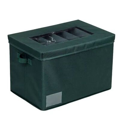 Honey-Can-Do Holiday Light Storage Box, Green, ORGANIZER
