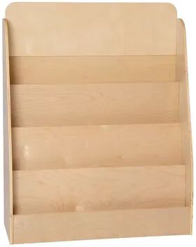 Flash Furniture 4 Shelf Kids Book & Magazine Display Stand, Natural