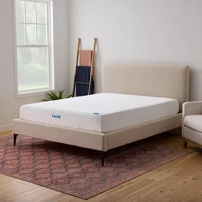 Lucid Dream 10-in. Medium Gel Memory Foam Mattress, Size: King, White