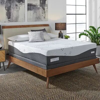 Beautyrest ComforPedic Loft from Beautyrest 10-in. Choose Your Comfort Gel Memory Foam Mattress Set, Size: King, White