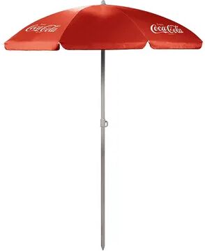 Oniva Enjoy Coca-Cola 5.5 Ft. Portable Beach Umbrella, Red