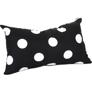 Majestic Home Goods Black Polka Dot Small Throw Pillow