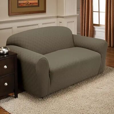 Jeffrey Home Stretch Sensations Stretch Newport Sofa Slipcover, Green