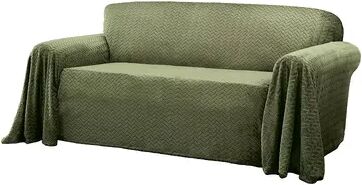 Jeffrey Home Mason Sofa Furniture Slip, Green