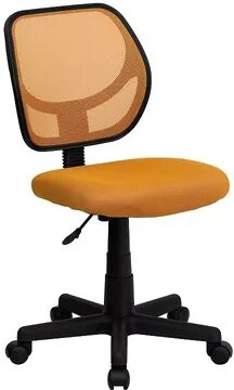 Emma+Oliver Emma and Oliver Gray Mesh Swivel Task Office Chair, Drk Orange