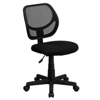 Emma+Oliver Emma and Oliver Gray Mesh Swivel Task Office Chair, Grey