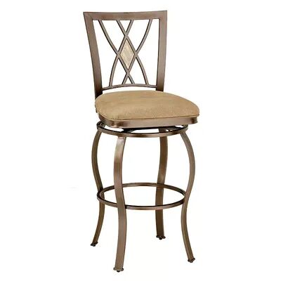 Hillsdale Furniture Brookside Swivel Counter Stool, Brown