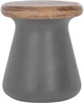 Safavieh Button Accent End Table, Grey