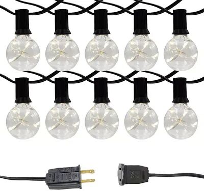 LumaBase Electric Globe String Lights with Fairy Lights, Multicolor