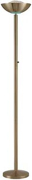 Lite Source Inc. Basic Halogen Torchiere Floor Lamp, Multicolor