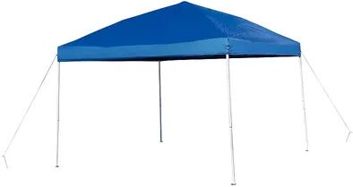 Emma+Oliver Emma and Oliver Tamar White 10'x10' Weather Resistant, UV Coated Pop Up Canopy Tent with Reinforced Corners, Height Adjustable Frame and Carry Bag,