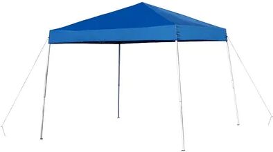 Emma+Oliver Emma and Oliver Tamar Blue 8'x8' Weather Resistant, UV Coated Pop Up Canopy Tent with Reinforced Corners, Height Adjustable Frame and Carry Bag