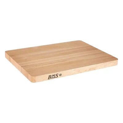 John Boos Maple Wood Chop N Slice Reversible Cutting Board, 18 x 12 x 1.25 Inch, Natural