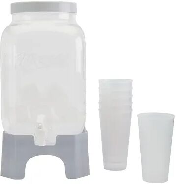 Mason Craft & More 13-pc. Drink Dispenser Set, White, 3 Piece