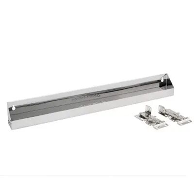 Rev-A-Shelf 6581-25-52 25 Inch Stainless Steel Slim Tip Out Tray Organizer, Grey
