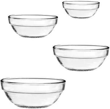 Anchor Hocking 4-pc. Food Prep Glass Mixing Bowl Set, Multicolor