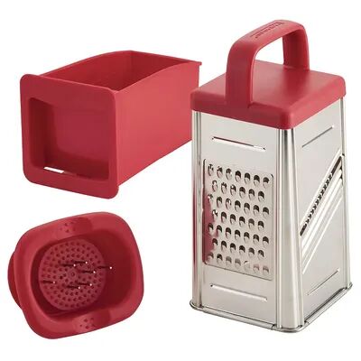 Rachael Ray Tools & Gadgets Box Grater, Red