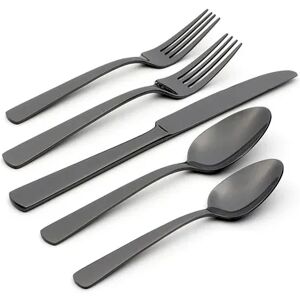 Oneida Aptitude 20 pc. Black Flatware Set, Multicolor