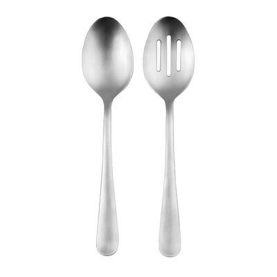 Food Network 2-pc. Classic Silver Serving Spoon & Slotted Spoon Set, 2PC SRV ST