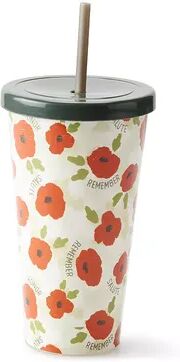 Bioworld 20-oz. Veterans Reusable Plastic Cup with Straw, Multicolor