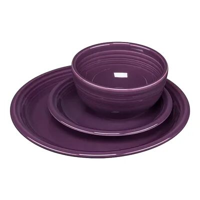 Fiesta Bistro 3-pc. Dinnerware Set, Purple, 3 Piece