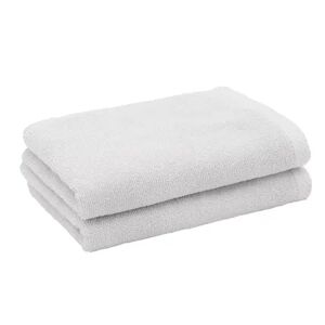 Linum Home Textiles 2-piece Turkish Cotton Ediree Fingertip Towel Set, Silver, 2 Pc Set