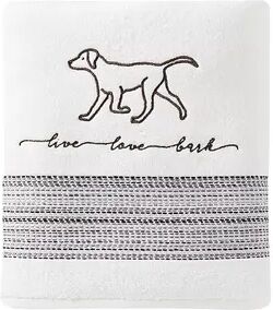 Saturday Knight, Ltd. Fur-Ever Friends Bath Towel, White