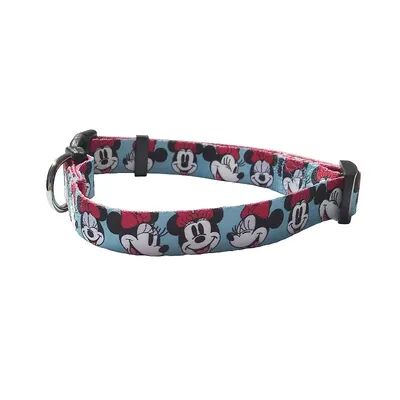 Disney s Mickey Mouse & Friends Minnie Mouse Dog Collar, Multicolor, Large