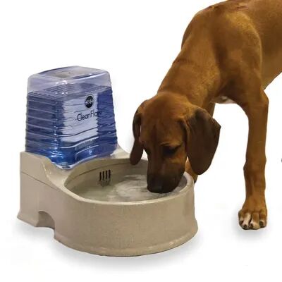 K&H Pet Clean Flow Water Dispenser with Reservoir - Large, Grey