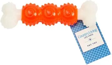 JoJo Modern Pets Bone-a-Treat Dog Chew Toy Bone - Orange, Drk Orange