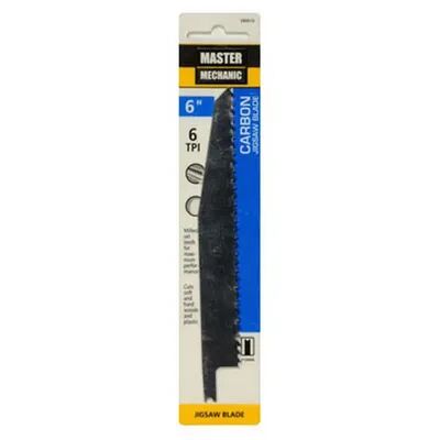 Disston 280016 6 in. 6 Tooth Master Mechanic Jig Saw Blade Pack of 5, Multicolor