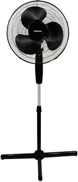 Impress Handi-Fan 16 Inch Oscillating Stand Fan in Black, Grey