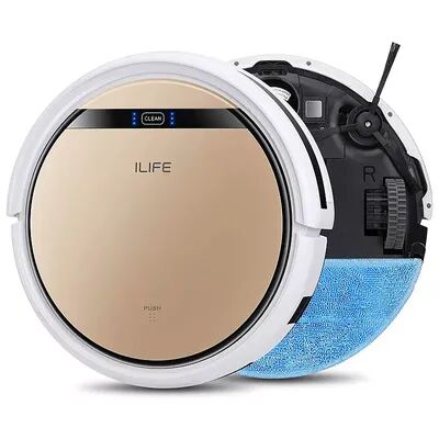 ILIFE V5s Pro Robot 2 in 1 Autonomous Vacuum for Hard Floor and Low Pile Carpet, Brt Blue