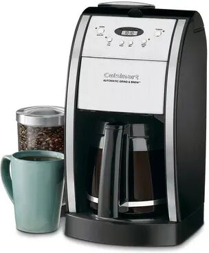 Cuisinart Grind 'N Brew 12-Cup Automatic Coffee Maker, Black, 12 CUP