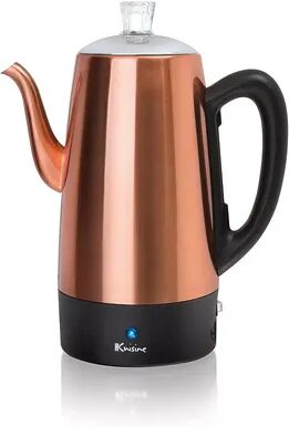 Euro Cuisine Electric Percolator, Brown, 12 CUP