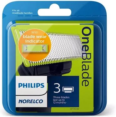 Philips Norelco OneBlade Replacement Blade (3-Pack), Multicolor