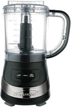 Brentwood Appliances Brentwood FP-549BK 3-Cup Food Processor Black, Grey