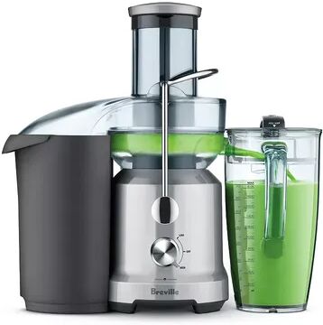 Breville Juice Fountain Cold Juicer, Silver