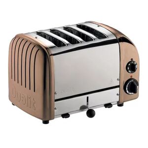 Dualit Classic 4-Slice Toaster, Red/Coppr, 4 SLICE