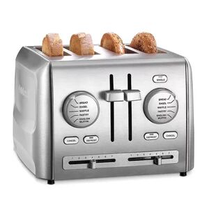 Cuisinart 4-Slice Custom Select Toaster, Grey, 4 SLICE