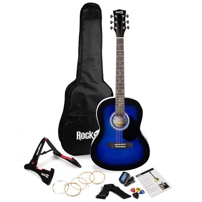 RockJam Acoustic Guitar Kit, Blue