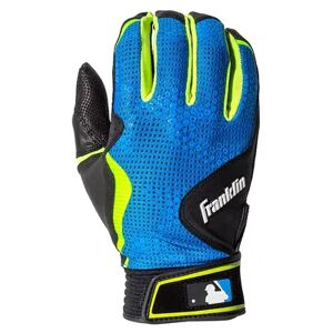 Franklin Sports Adult Franklin Sports Freeflex Series Batting Gloves, Blue