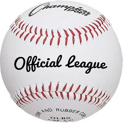 Champion Sports 12-pk. Official League Baseballs, Multicolor