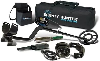 Bounty Hunter 6-piece Sharp Shooter II Adjustable Metal Detector Set, Multicolor