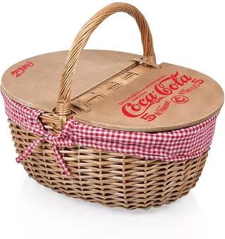 Picnic Time Coca-Cola Country Picnic Basket, Red