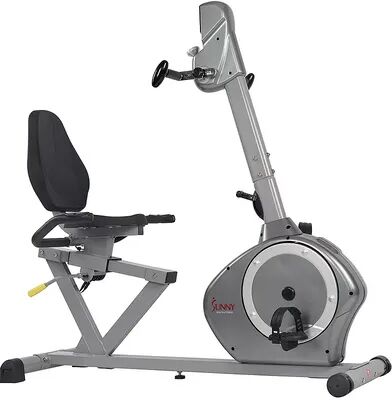 Sunny Health & Fitness SF-RB4631 Magnetic Recumbent Bike Exercise Bike, Grey