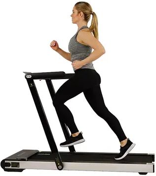 Sunny Health & Fitness ASUNA Slim Folding Motorized Treadmill - 8730, Black