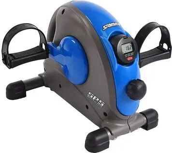 Stamina Mini Exercise Bike with Smooth Pedal System, Blue