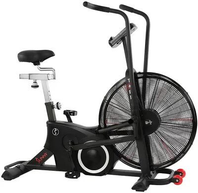 Sunny Health & Fitness SF-B2729 LX TORNADO Exercise Fan Bike, Grey